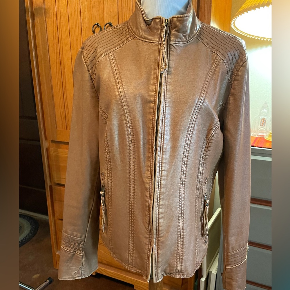 Medium Big Chill Vintage Faux Leather Jacket